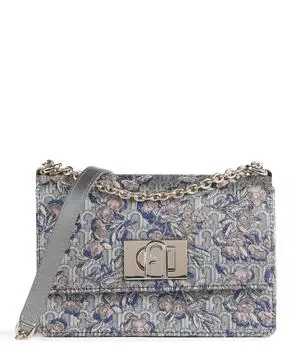 Мини-сумка через плечо, текстильная Furla, мультиколор