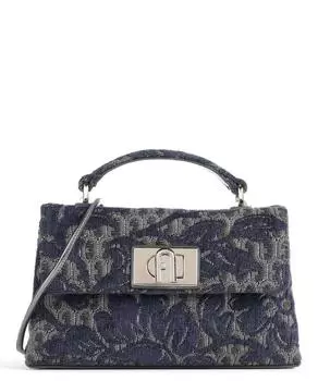 Мини-сумка через плечо, текстильная Furla, серый