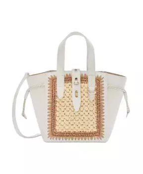 Мини Сумка через сетку тоут Furla, мультиколор