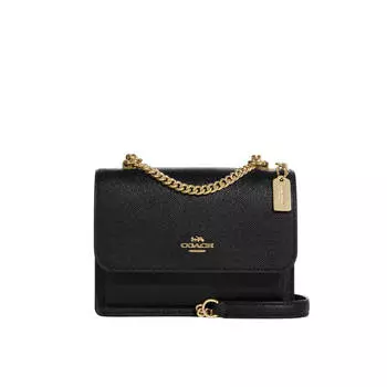 Мини-сумка Coach Outlet Klare, золотой/черный