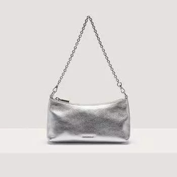 Мини-сумка Coccinelle Aura, цвет Silver