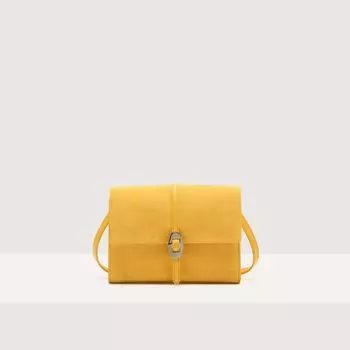 Мини-сумка Coccinelle Dorian Suede, цвет Soleado