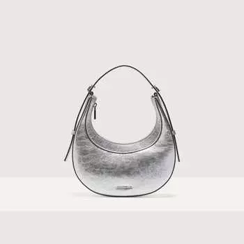 Мини-сумка Coccinelle Whisper Smooth metal, цвет Silver