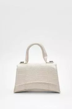 Мини-сумка curve Boohoo, кремовый