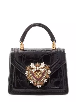 Мини-сумка Devotion Dolce & Gabbana, черный