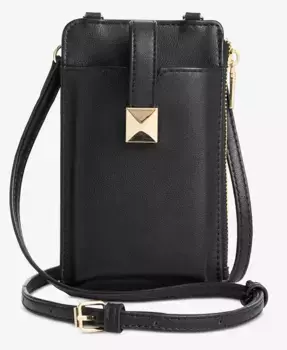 Мини-сумка Devvi Phone через плечо I.N.C. International Concepts, черный