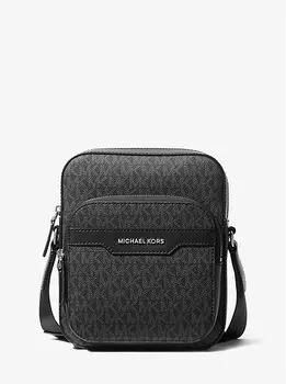 Мини-Сумка для авиаперелетов с фирменным логотипом Hudson Michael Kors, черный
