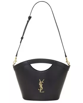 Мини-сумка для покупок Saint Laurent, цвет Nero