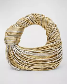 Мини-сумка Джоди Bottega Veneta, цвет Gold-Silver