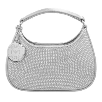 Мини сумка Emporio Armani, серебряный