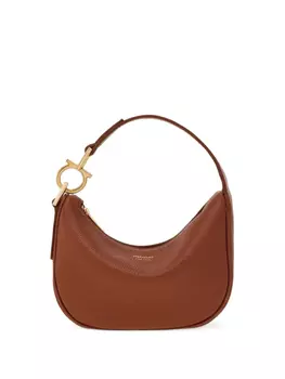 Мини-сумка Ferragamo North-South, коричневый