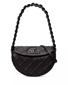Мини-сумка Fleming Soft Crescent Tory Burch