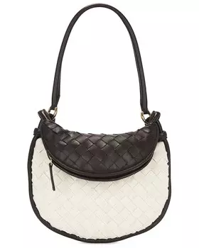 Мини-сумка Gemini Bottega Veneta, цвет Natural, Fondant, & Muse Brass