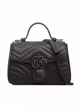 Мини-сумка GG Marmont Gucci, черный