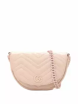 Мини-сумка GG Marmont Gucci, розовый