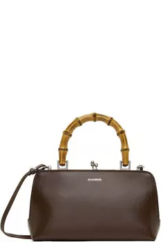 Мини-сумка Goji Bamboo бордового цвета Jil Sander