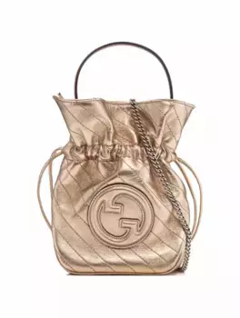 Мини-сумка Gucci Blondie Gucci, золотистый