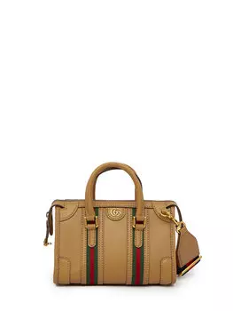 Мини сумка Gucci Double G, бежевый