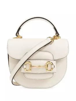 Мини-сумка Gucci Horsebit 1955, белый