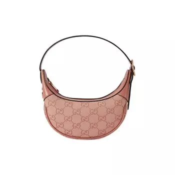 Мини-сумка Gucci Ophidia GG Розовый