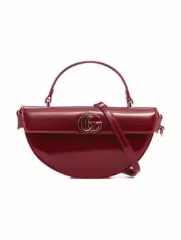 Мини сумка Half-moon Gucci, бордовый