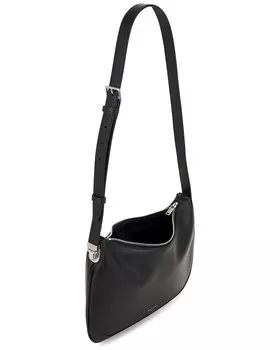 Мини-сумка-хобо Saint Laurent, цвет Nero