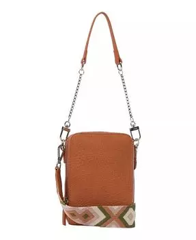 Мини-сумка из искусственной кожи Mirror Mirror Urban Originals, коричневый/бежевый