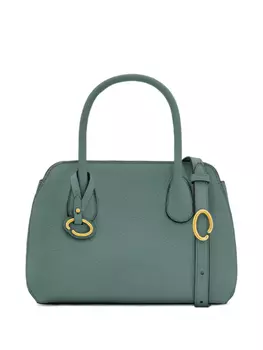 Мини-сумка из кожи Ivy Oscar de la Renta, зеленый