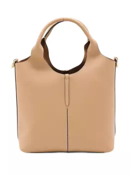 Мини-сумка из кожи Tod's с верхней ручкой, нейтральный