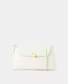 Мини-сумка из мягкой кожи Sfera Furla, белый