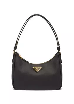 Мини-сумка из сафьяновой кожи Prada