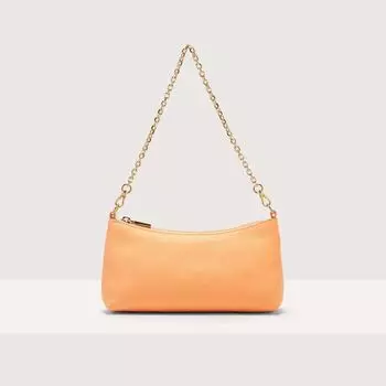 Мини-сумка из зерненой кожи Coccinelle AURA, санрайз