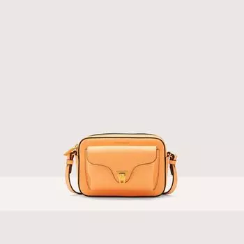 Мини-сумка из зернистой кожи Coccinelle BEAT SOFT MINI, санрайз