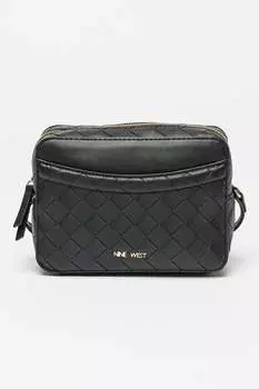 Мини-Сумка Kamari с плетеным узором Nine West, черный