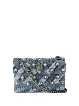 Мини-сумка Kensington на цепочке, украшенная кристаллами KG Kurt Geiger, синий