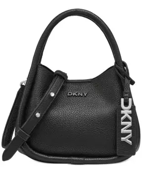 Мини-сумка кроссбоди Capri Hobo DKNY, черный