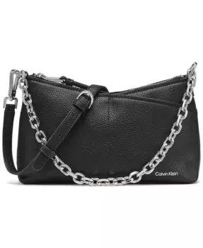 Мини-сумка кроссбоди Zoe Chain Calvin Klein, черный