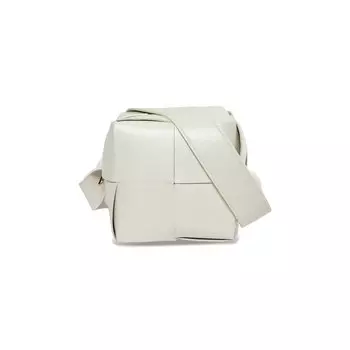 Мини-сумка-куб Bottega Veneta Мел