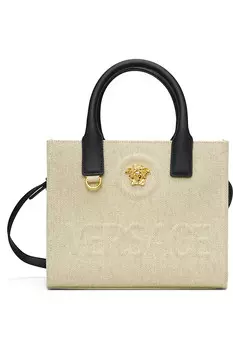 Мини-сумка 'La medusa' Versace, бежевый