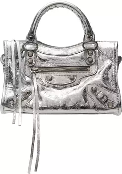 Мини-сумка «Le City» Balenciaga, Silver