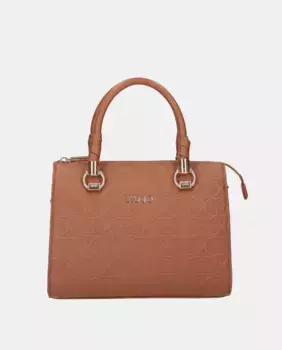 Мини-сумка Liujo с тисненым логотипом, коричневый