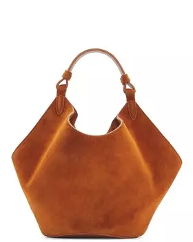 Мини-сумка «Лотос» Khaite, цвет Caramel
