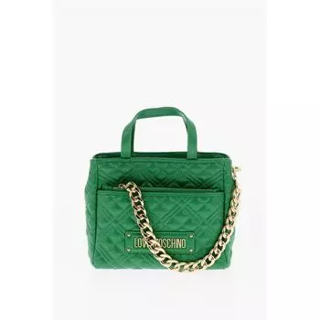 Мини-сумка LOVE из искусственной кожи с клатчем в комплекте Moschino, Green