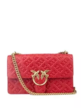 Мини-сумка Love One через плечо PINKO, красный