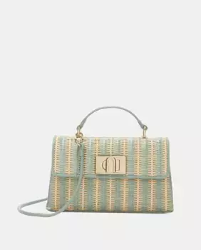Мини-сумка M Toni минеральная Зеленая Furla, зеленый