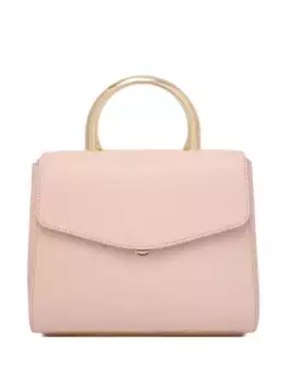 Мини-сумка Meridiana с клапаном и ручкой сверху Furla, розовый