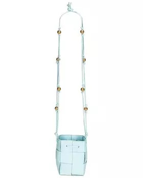 Мини-сумка-мешок через плечо Bottega Veneta, цвет Pale Blue & Gold