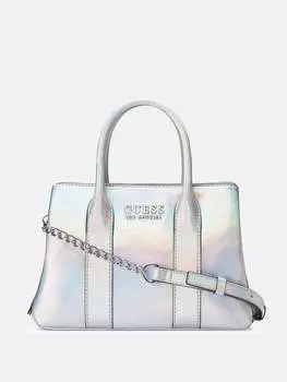 Мини-сумка Минни Guess Factory, цвет Metallic Silver