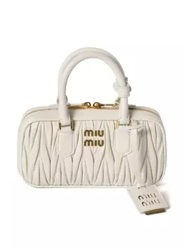 Мини-сумка Miu Miu Arcadie, белый