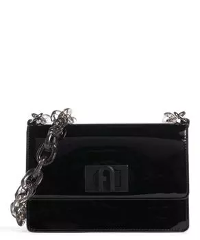 Мини-Сумка на плечо 1927 из лакированной кожи Furla, черный